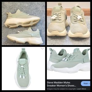 Steve Madden Myles chunky sole sneaker Size 8.5 Color Mint